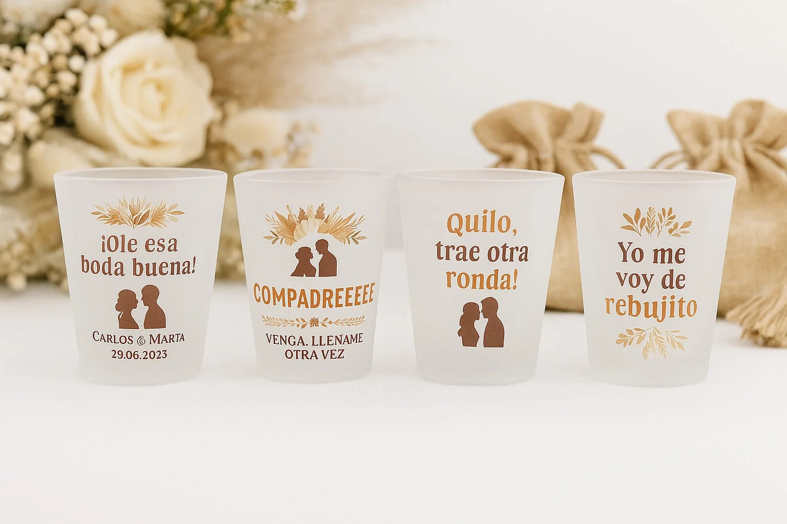 Vasos de Chupitos Personalizados - Artículo personalizado en Jerez de la Frontera